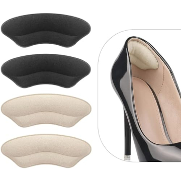 Heel Grips Liner Cushions Inserts for Loose Shoes, Heel Pads Snugs for Shoe Too Big Men Women, Fille...