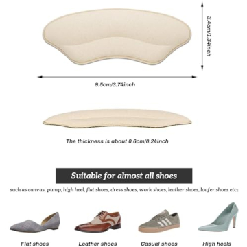Heel Grips for Comfortable Fit and Blister-Free Steps