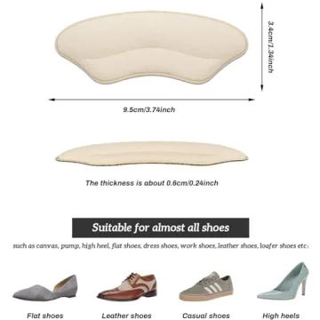 Heel Grips for Comfortable Fit and Blister-Free Steps
