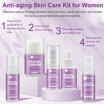 Anti-Aging Skin Care Kit for Women - Gift Set