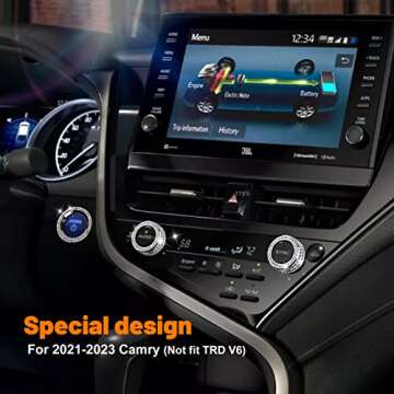 CKE Premium Accessories for 8th Gen Camry 2018-2024 - Sporty Bling