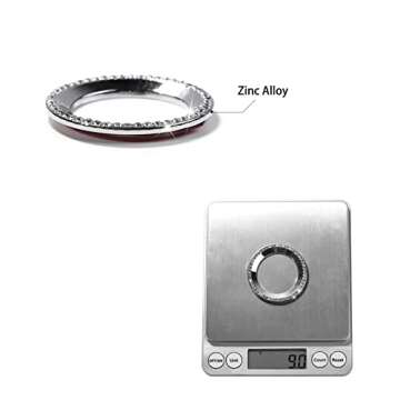 CKE Sporty Crystal Bling Cover Rings for 2018-2024 Camry