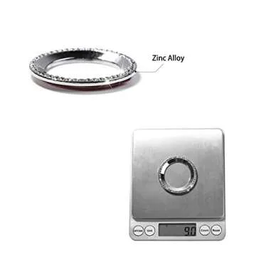 CKE Sporty Crystal Bling Cover Rings for 2018-2024 Camry