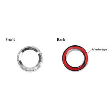 CKE Sporty Crystal Bling Cover Rings for 2018-2024 Camry