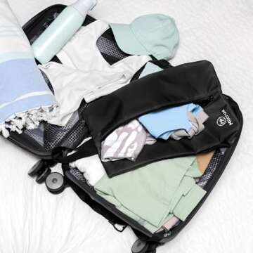 Miicrux Odor Absorbing Travel Shoe Bag for Men and Women