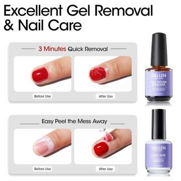 Gellen Gel Polish Remover Kit - Quick and Easy Nail Care