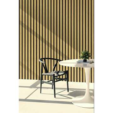 myforHD Wallpaper Peel and Stick Wood Grating Stripe Self-Adhesive Wallpaper Faux Wood Contact Paper Wood Slats Self Adhesive Wall Paper PVC Vinyl Film Removable Waterproof (Wood A, 17.3" x 236")