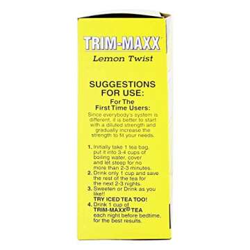 Body Breakthrough Diet Trim-Maxx Tea Lemon 60 Count