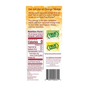 TRUE ORANGE Water Enhancer | Zero Calorie Pack of 100