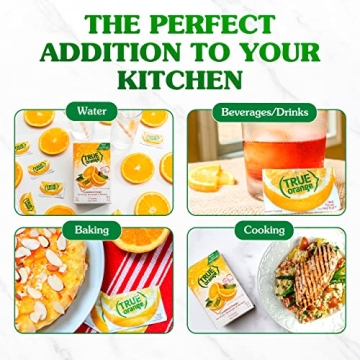 TRUE ORANGE Water Enhancer | Zero Calorie Pack of 100