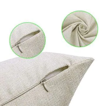 Smilyard Queen Bee Throw Pillow Covers Cotton Linen Jarding De Fleurs Decorative Pillow Rustic Farmhouse Pillow Case Butterfly Cushion Cover for Home Bedroom 18x18 Inch(Bee)