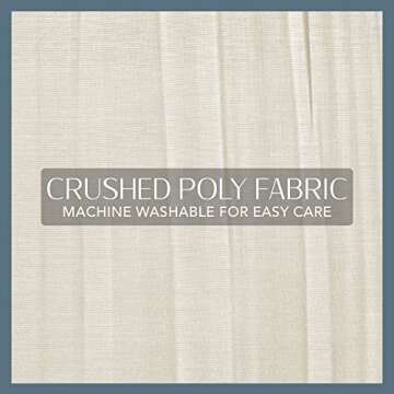 Elrene Jolie Crushed Semi-Sheer Window Curtain 52" x 108"