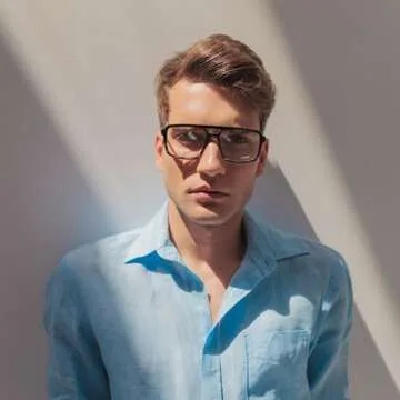 FEISEDY Retro Aviator Blue Light Glasses for All Ages