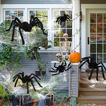 Giant Spider Halloween Decor for Outdoor Parties