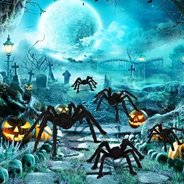 Giant Spider Halloween Decor for Outdoor Parties