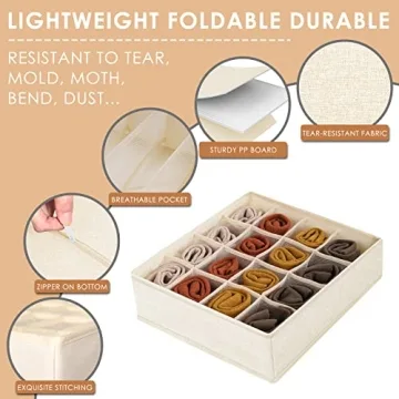 Ultimate 3 Pack Bra and Underwear Drawer Organizers