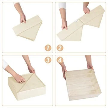 Ultimate 3 Pack Bra and Underwear Drawer Organizers