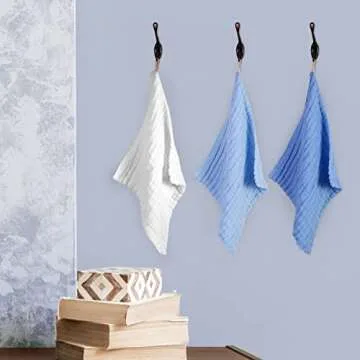 MUKIN Baby Washcloths - Soft & Absorbent for Newborns