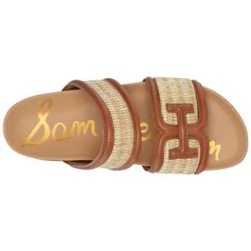 Sam Edelman Women's Rowan Slide Sandal Dark Natural