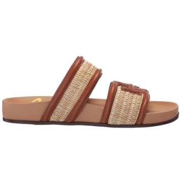 Sam Edelman Women's Rowan Slide Sandal Dark Natural
