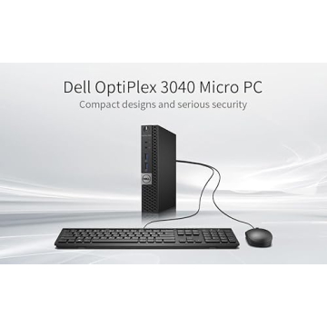 Dell Optiplex 3040 Mini Desktop with 24" Monitor and Windows 11 Pro