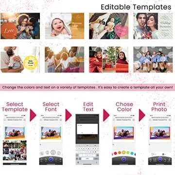 Fujifilm Instax Link Wide Printer Ash White Bundle with Fuji Wide Twin Pack Instant Film + Cloth