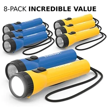 Eveready LED Flashlights 8-Pack for Camping & Emergencies