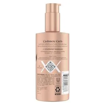 Nexxus Climate Control Gel Cream Curl Define for Cashmere Curls, with StyleProtect Technology 8 oz