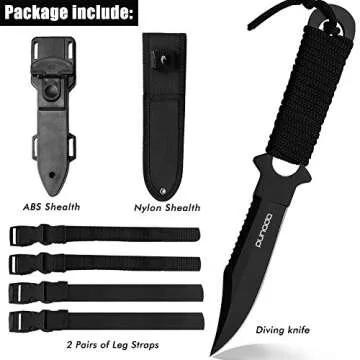 Punada Dive Knife for Scuba Diving and Outdoor Adventures