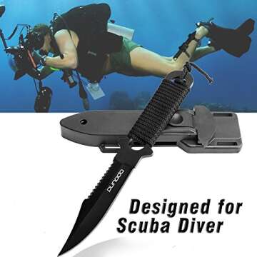 Punada Dive Knife for Scuba Diving and Outdoor Adventures