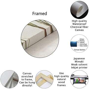 Hedge Countryside Brambly British Quintessential English Hedgerow Barklem Mice Jill Poster Painting Print on Canvas Bedroom Wall Art Decoration Pictures for Living Room Home Office Decor (12×16inch-Framed)