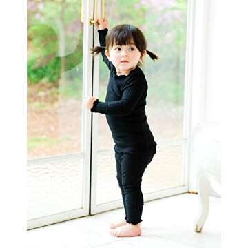 Eco-Friendly VAENAIT BABY Infant Toddler Long Sleeve Modal Pajamas Set 2XL
