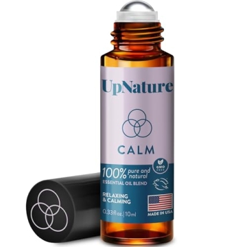 UpNature Calm Essential Oil Roll On - 100% Natural Stress Relief Aromatherapy - Self Care Valentines...