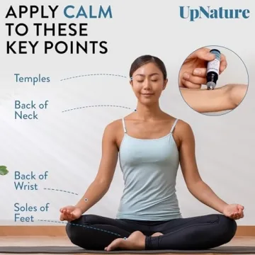 UpNature Calm Essential Oil Roll On for Natural Stress Relief
