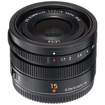 Panasonic H-X015-K 15mm F1.7 Wide Angle Lens | High-Quality Photography