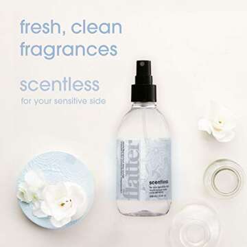 Soak Flatter Smoothing Spray Naturally-derived Wrinkle Release Spray | Starch-Free Alternative for Ironing, Quilting & Sewing | 8oz | (Scentless)