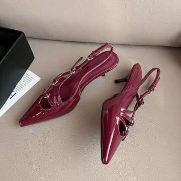 Comfortable MICIFA Slingback Kitten Heels for Women