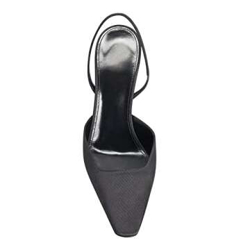 Kluolandi Women's Satin Slingback Pumps for Weddings