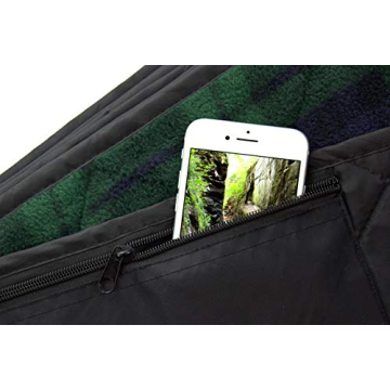 Large Waterproof Windproof Quilted Fleece Stadium Blanket