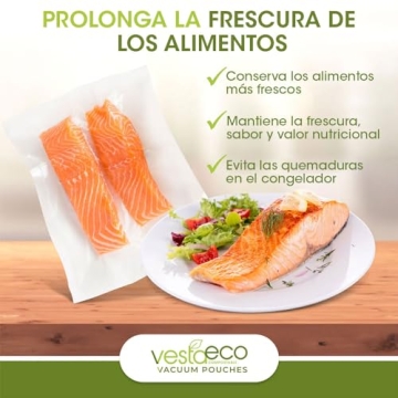 VestaEco Compostable Vacuum Seal Rolls - Eco-Friendly Food Storage