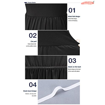 AUSELILY Women's Maxi Dress Comfortable Stylish with Pockets