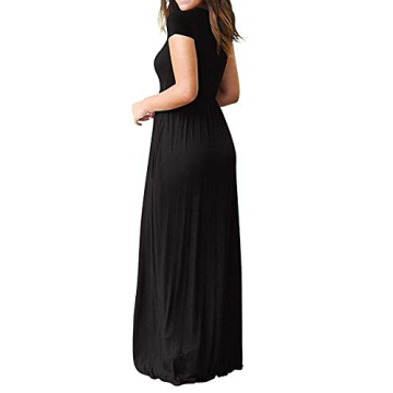 AUSELILY Women's Maxi Dress Comfortable Stylish with Pockets