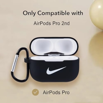 for AirPods Pro Case Cover, Soft Silicone Protective Case for Apple AirPod Pro 2nd/1st Generation Case for Women Men, AirPods Pro 2/Pro Case