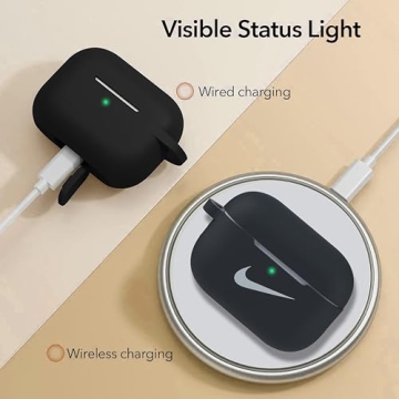 for AirPods Pro Case Cover, Soft Silicone Protective Case for Apple AirPod Pro 2nd/1st Generation Case for Women Men, AirPods Pro 2/Pro Case