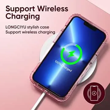 KEVKEEK iPhone 12 Pro Max Clear Case for Women