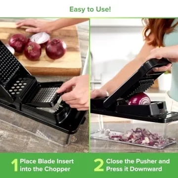 PrepNaturals 12-in-1 Vegetable Chopper & Mandoline Slicer