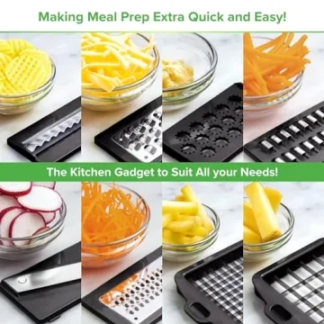 PrepNaturals 12-in-1 Vegetable Chopper & Mandoline Slicer