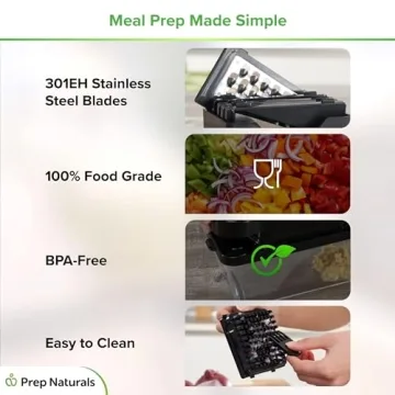 PrepNaturals 12-in-1 Vegetable Chopper & Mandoline Slicer