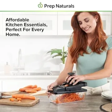 PrepNaturals 12-in-1 Vegetable Chopper & Mandoline Slicer