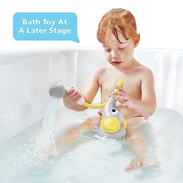 Yookidoo Baby Bath Shower Head - Cute Elephant Design for Kids